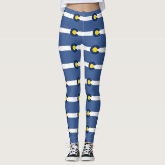 Blauwe letter C Colorado leggings