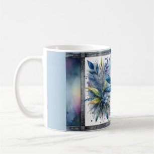 Blauwe Libel Botanische Aquarel Koffiemok