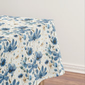 Blauwe libel en bloemen tafelkleed (Voorbeeld)