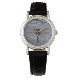 Blauwe Libel Horloge