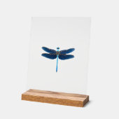 Blauwe Libel - Insecten Dierenliefhebber Ento Acryl Bord (Hoek)
