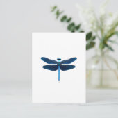 Blauwe Libel - Insecten Dierenliefhebber Ento Briefkaart (Staand voorkant)