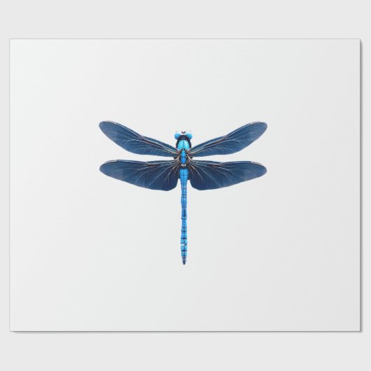 Blauwe Libel - Insecten Dierenliefhebber Ento Cadeaupapier (Vlak)