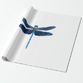 Blauwe Libel - Insecten Dierenliefhebber Ento Cadeaupapier (Uitgerold)