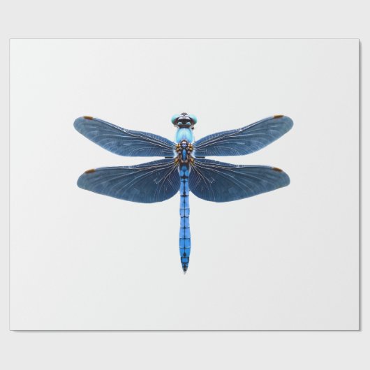 Blauwe Libel - Insecten Dierenliefhebber Ento Cadeaupapier (Vlak)