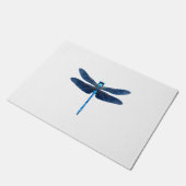 Blauwe Libel - Insecten Dierenliefhebber Ento Deurmat (Schuin)