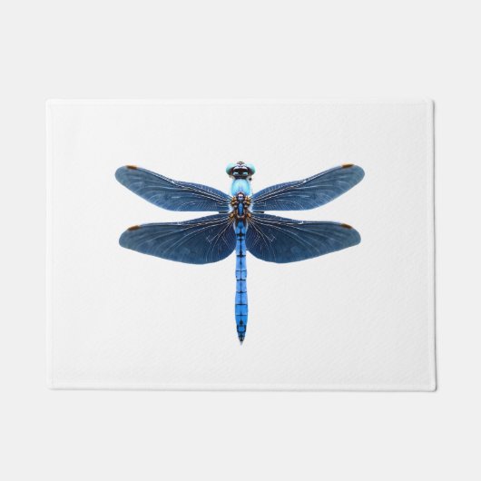 Blauwe Libel - Insecten Dierenliefhebber Ento Deurmat (Voorkant)