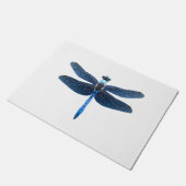 Blauwe Libel - Insecten Dierenliefhebber Ento Deurmat (Schuin)