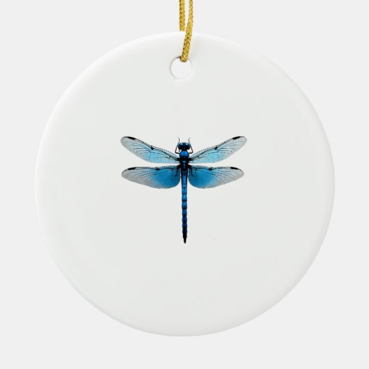 Blauwe Libel - Insecten Dierenliefhebber Ento Keramisch Ornament (Voorkant)