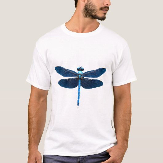 Blauwe Libel - Insecten Dierenliefhebber Ento T-shirt (Voorkant)