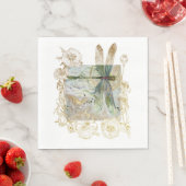 Blauwe libel servet (Insitu)