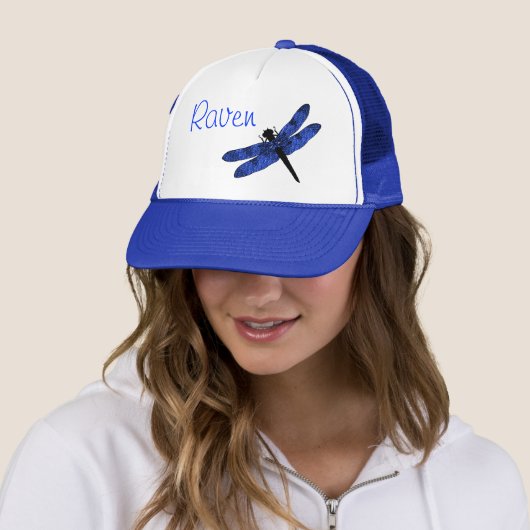 Blauwe Libel Trucker Pet (In situ)