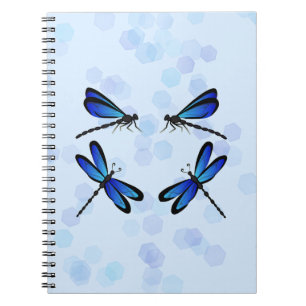 blauwe libellen notitieboek