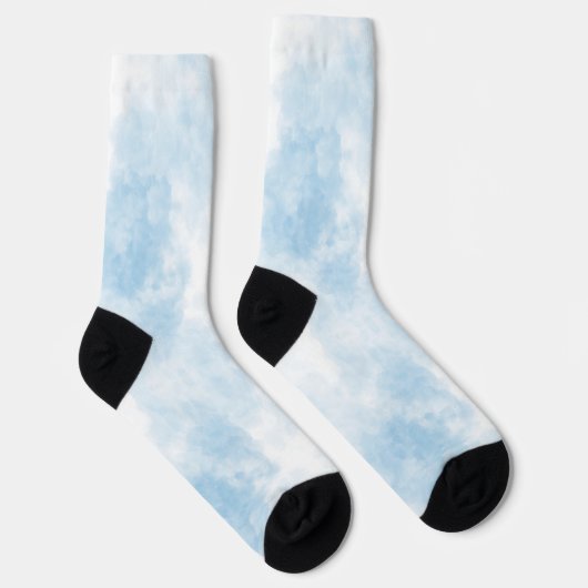 Blauwe & lichtblauwe sokken (Rechts)