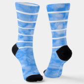 Blauwe & lichtblauwe sokken (Gebogen)