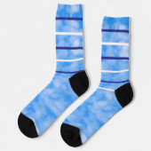 Blauwe & lichtblauwe sokken (Links)