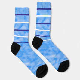 Blauwe & lichtblauwe sokken