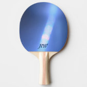 Blauwe lichte refractie tafeltennisbatje (Voorkant)