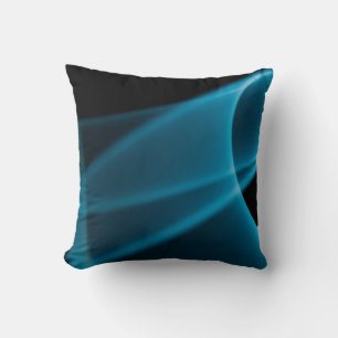 Blauwe lichtstraal kussen