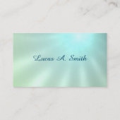 Blauwe lichtstraal visitekaartje (Achterkant)