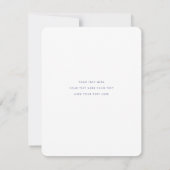 Blauwe Liefde en Bedankt Pas getrouwd Foto Bruilof (Achterkant)