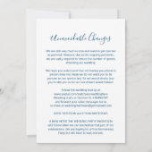 Blauwe liefde is een aanpasbare, streaming bruilof aankondiging (Achterkant)