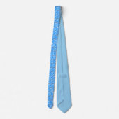 Blauwe liefde stropdas (Achterkant)