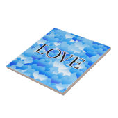 Blauwe liefde tegeltje (Zijkant)