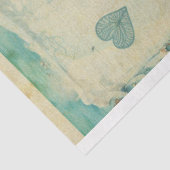 Blauwe Liefdesbrief  Ephemera No1 Tissuepapier (Detail)