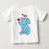 Blauwe liefje T-Shirt (Voorkant)