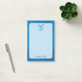 Blauwe Lier Achtergrond Post-it® Notes (Kantoor)
