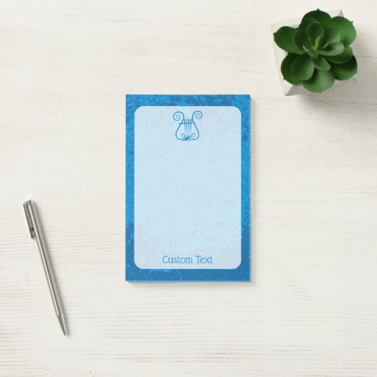Blauwe Lier Achtergrond Post-it® Notes (Kantoor)