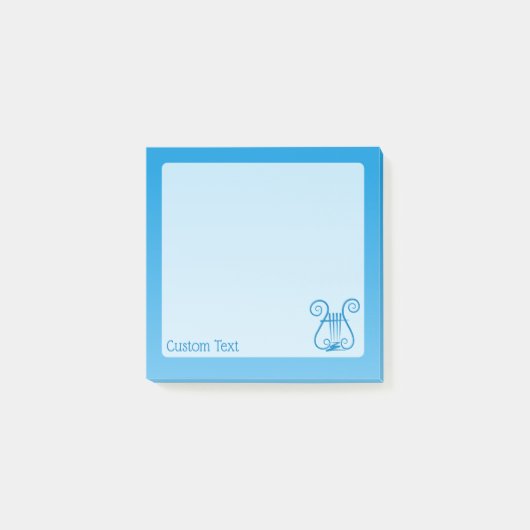 Blauwe Lier Post-it® Notes (Voorkant)