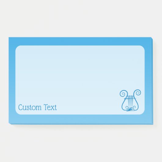 Blauwe Lier Post-it® Notes (Voorkant)