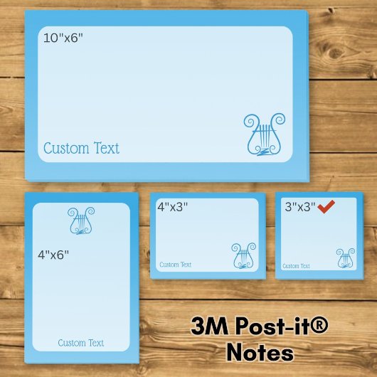 Blauwe Lier Post-it® Notes