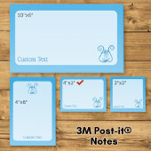 Blauwe Lier Post-it® Notes