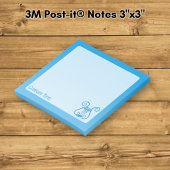 Blauwe Lier Post-it® Notes