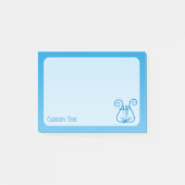 Blauwe Lier Post-it® Notes (Voorkant)