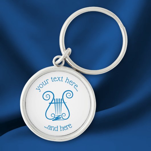 Blauwe Lier Sleutelhanger