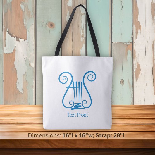 Blauwe Lier Tote Bag