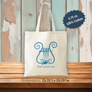 Blauwe Lier Tote Bag