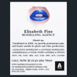 Blauwe liften, modellenbureau, modelagent flyer<br><div class="desc">Blauwe liften,  modellenbureau,  modelagent Adverteren brochures door de Visitekaartje winkel.</div>