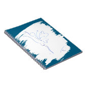 Blauwe lijn 1 notitieboek (Rechterzijde)