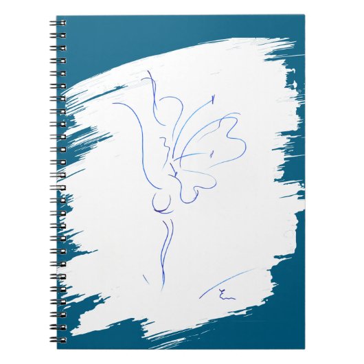Blauwe lijn 1 notitieboek (Voorkant)