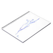 Blauwe lijn 3 notitieboek (Linkerzijde)