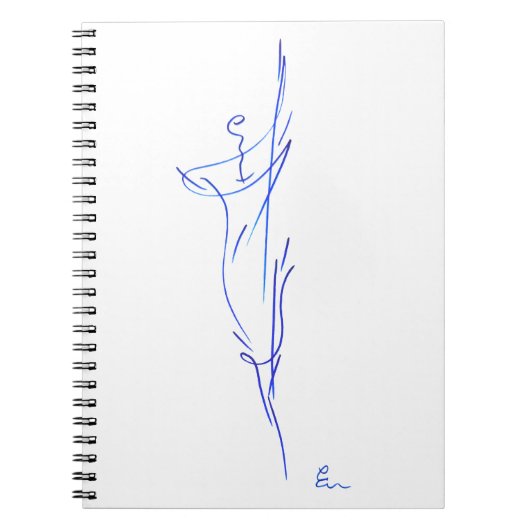 Blauwe lijn 3 notitieboek (Voorkant)