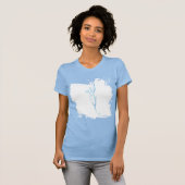 Blauwe lijn 3 t-shirt (Voorkant volledig)