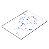 Blauwe lijn 4 notitieboek (Linkerzijde)