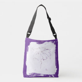 Blauwe lijn 5 crossbody tas