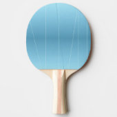Blauwe lijn afdruk tafeltennisbatje (Voorkant)